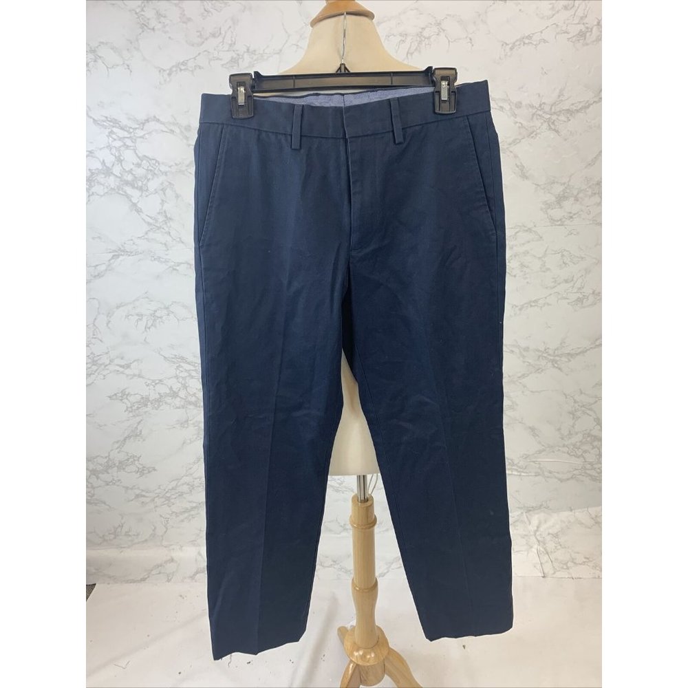 J Crew Mens Navy Clasic Bowery Dress Pants Size 29x32
